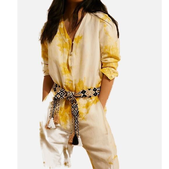 NWOT Free People x Seeker Tie Dye Jumpsuit - Picture 8 of 8
